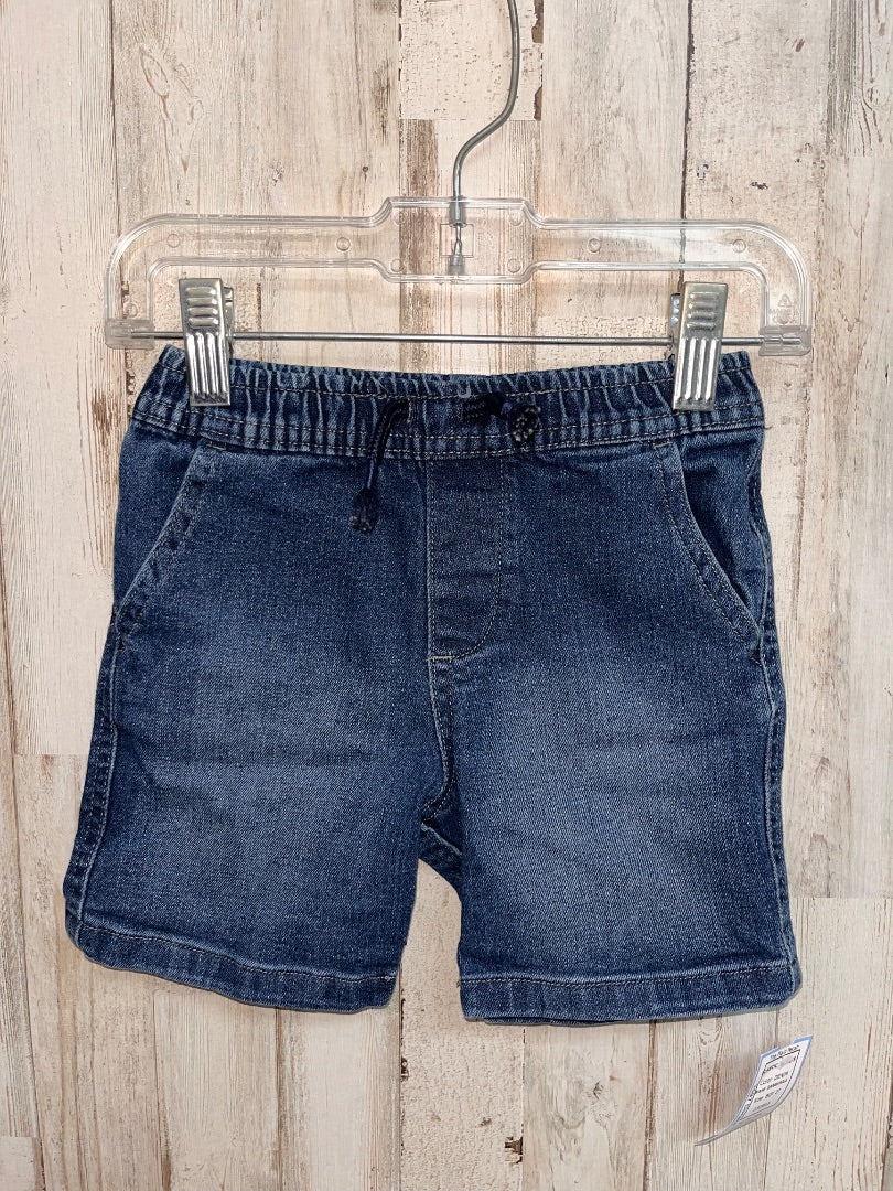 DENIM GARANIMALS ELASTIC SHORTS, BOY 2T