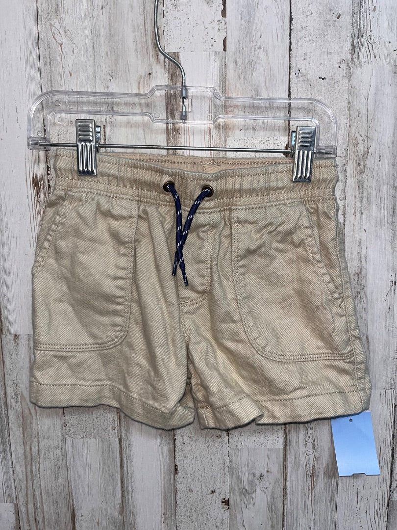 KHAKI CARTERS DRAWSTRING SHORTS, BOY 4T