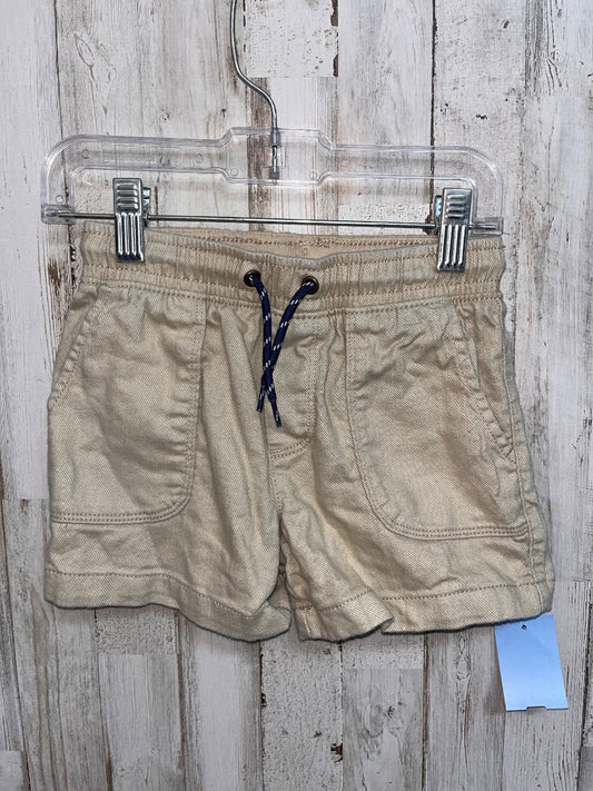 KHAKI CARTERS DRAWSTRING SHORTS, BOY 4T