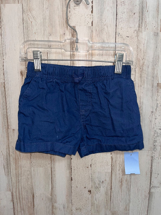 NAVY CARTERS PULL ON SHORTS, BOY 4T