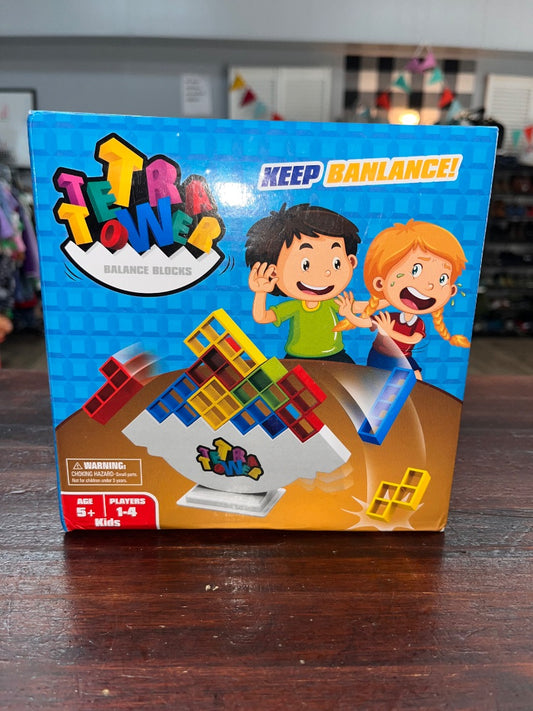 BLUE  TETRA TOWER GAME, TOYS