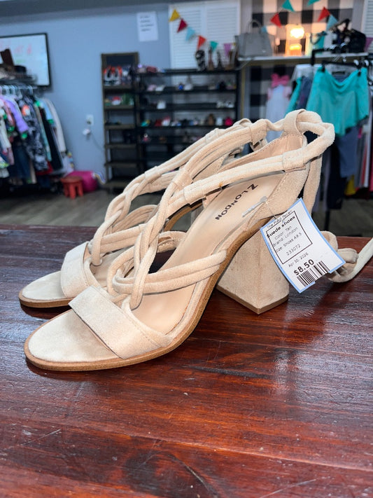 Tan London Suede shoes, Shoes A9.5