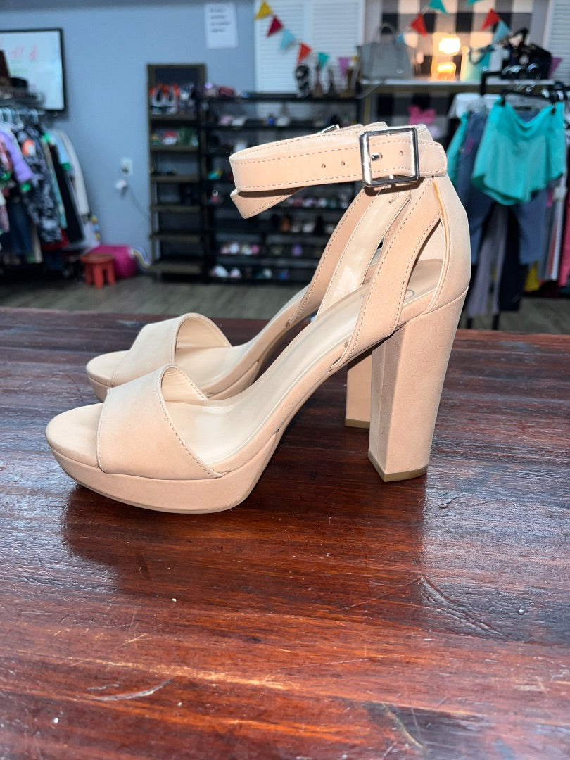 NUDE D CHUNKY HEELS, SHOES A6