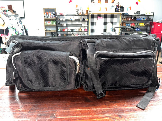 BLACK  STROLLER BAG ATTACHMENT