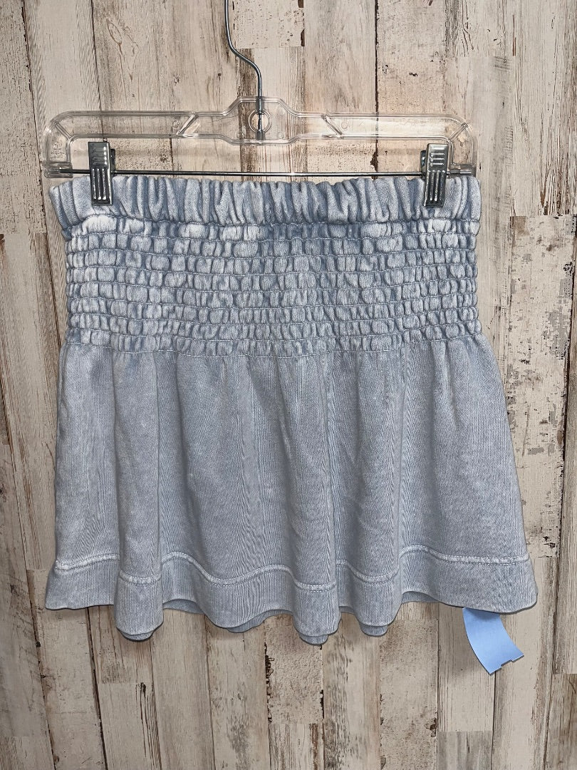 BLUE AERIE ACID WASHED JERSEY KNIT SKIRT, LADIES XS
