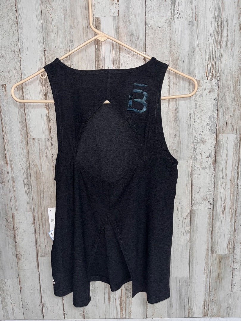 CHARCOAL BEYOND YOGA NEW OPEN BACK TANK, LADIES XS