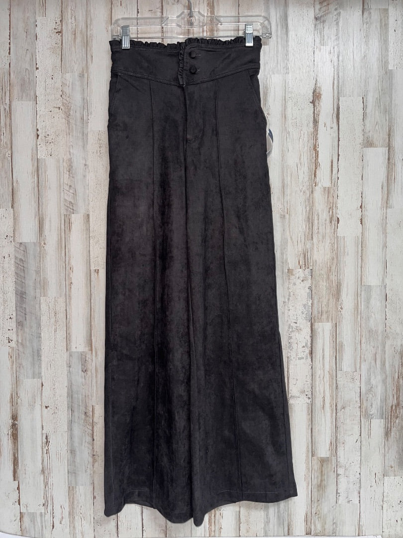 DARK GREY &MERCI SUEDE HIGH WAIST PANTS, LADIES S