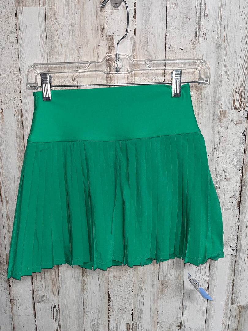 KELLY GREEN  SZ 4 PLEATED SKORT, LADIES S