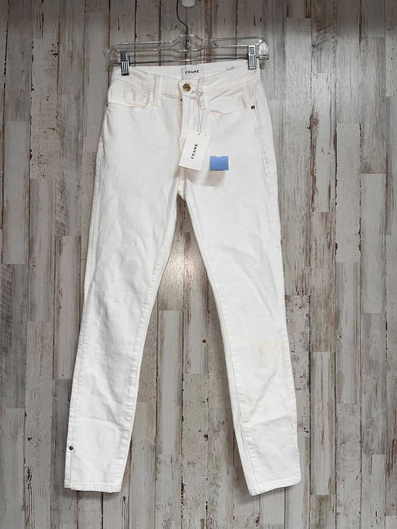 WHITE FRAME NEW SZ 26 LE SKINNY DE JEANNE, LADIES S