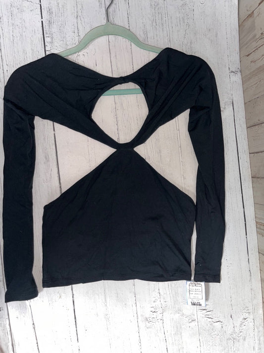 BLACK SER.O.YA NEW YOGA WRAP CROP, LADIES S