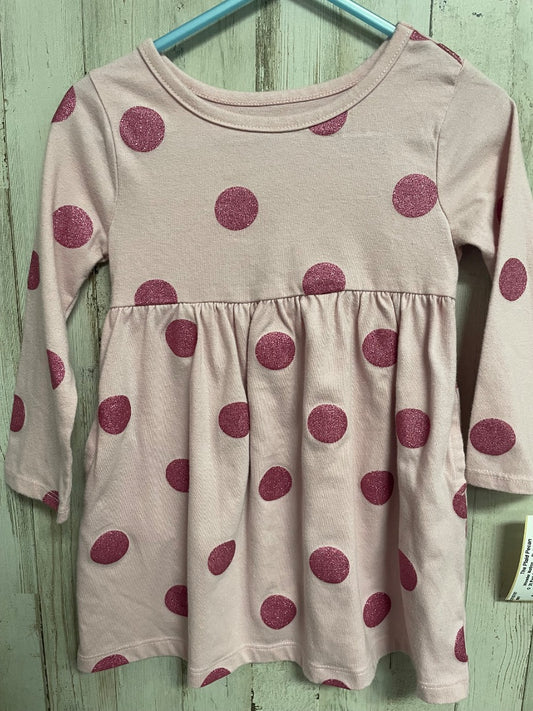 Pink Wonder Nation 2t Pink Dot Dress, Girl 2T