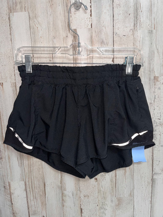 BLACK LULULEMON DRY FIT SHORTS, LADIES S