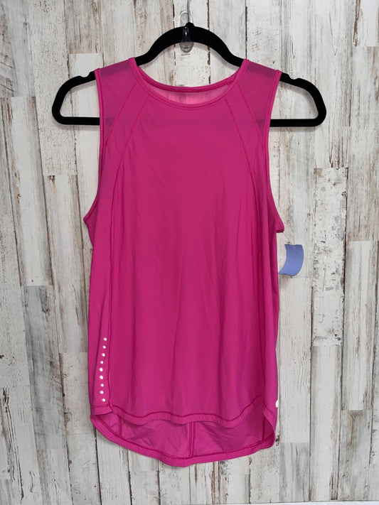 PINK LULULEMON DRY FIT TANK, LADIES M
