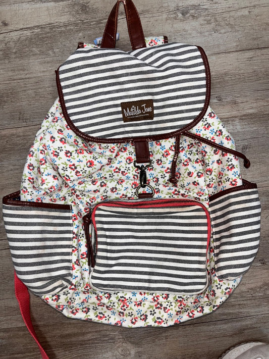IVORY MATILDA JANE FLORAL BACKPACK