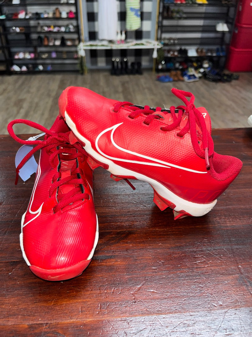 RED NIKE FAST FLEX BASEBALL CLEATS, SHOES Y1