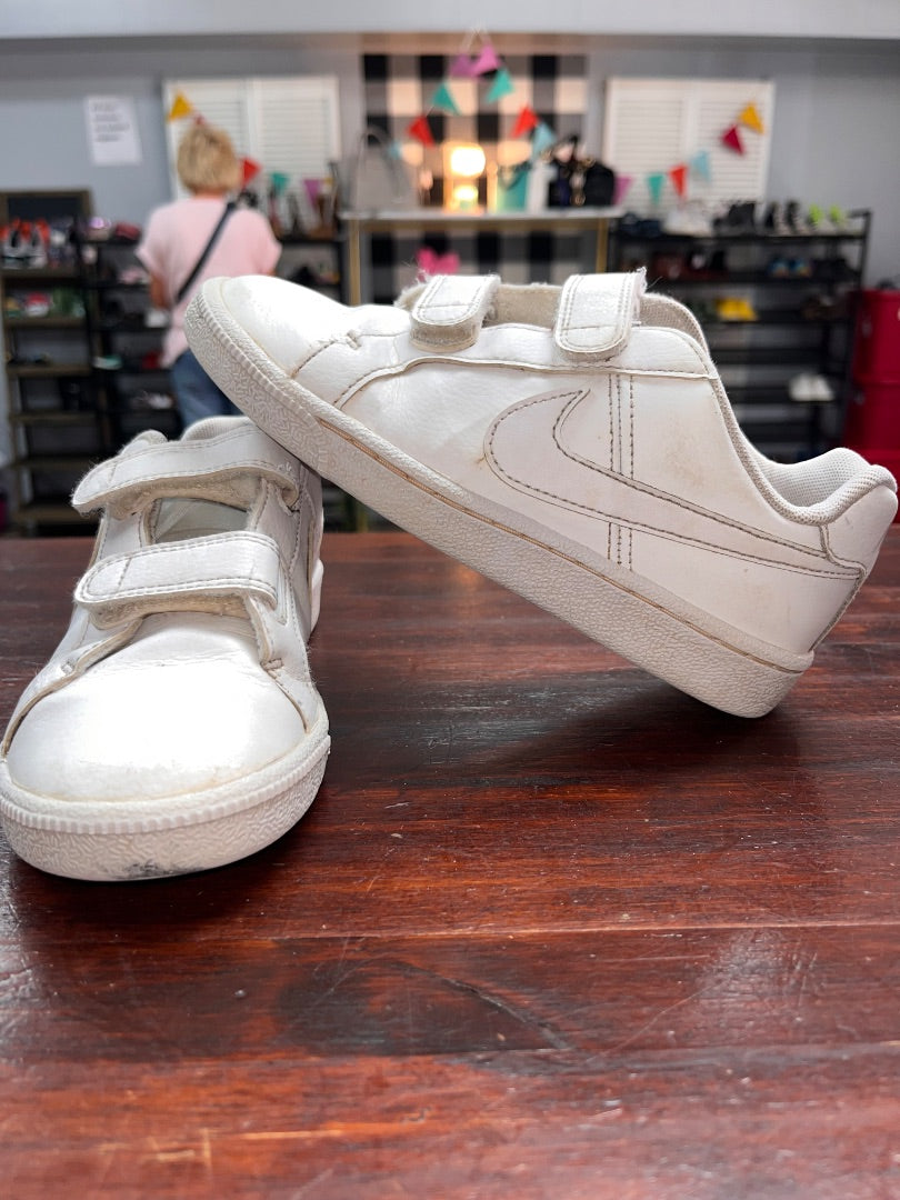 WHITE NIKE DOUBLE STRAP VELCRO SNEAKERS, SHOES Y1