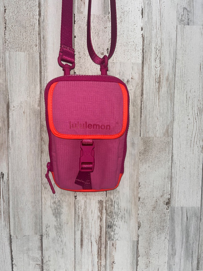 PINK LULULEMON SMALL CROSSBODY