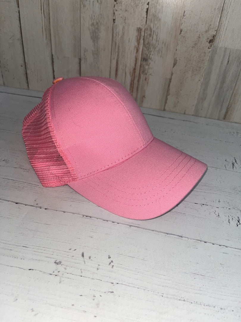 PINK CC TRUCKER HAT, ADULT