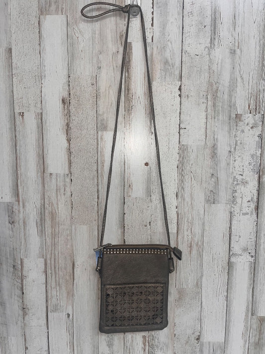 BRONZE  SMALL METALLIC CROSSBODY