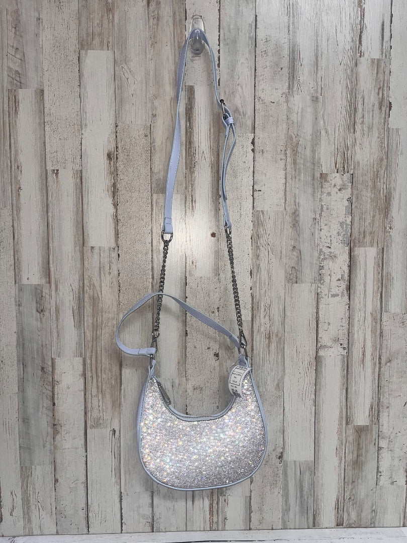 LIGHT BLUE/SILVER CLAIRES RHINESTONE PURSE
