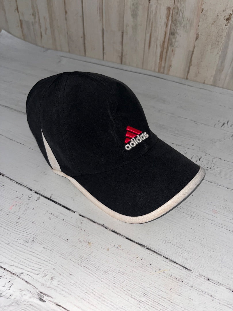 BLACK/PINK ADIDAS LOGO CAP, LADIES