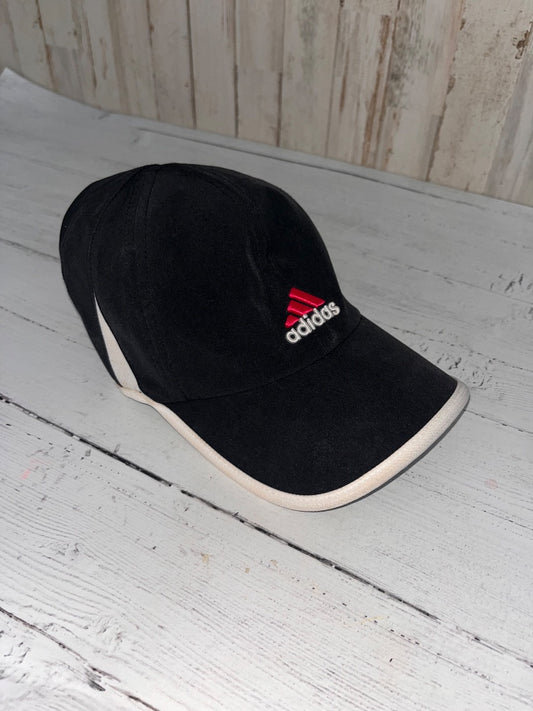 BLACK/PINK ADIDAS LOGO CAP, LADIES