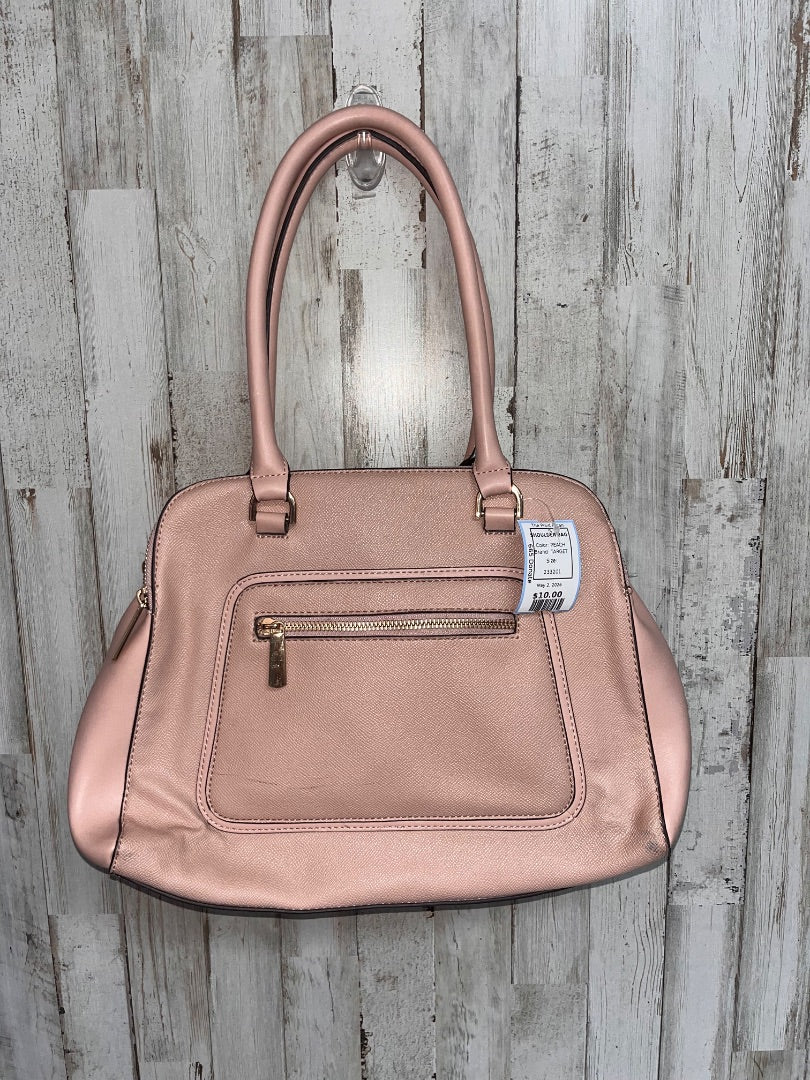 PEACH TARGET SHOULDER BAG