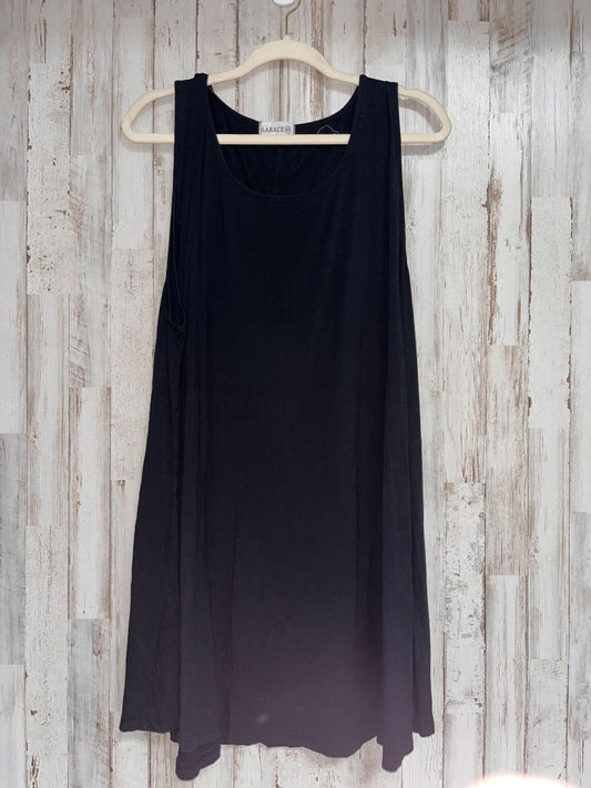 BLACK LARACE SOFT TANK TUNIC, LADIES 4X