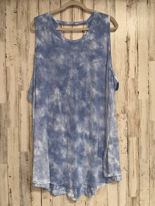 BLUE LIVI DYE SCOOP NECK DRESS 30/32, LADIES 4X