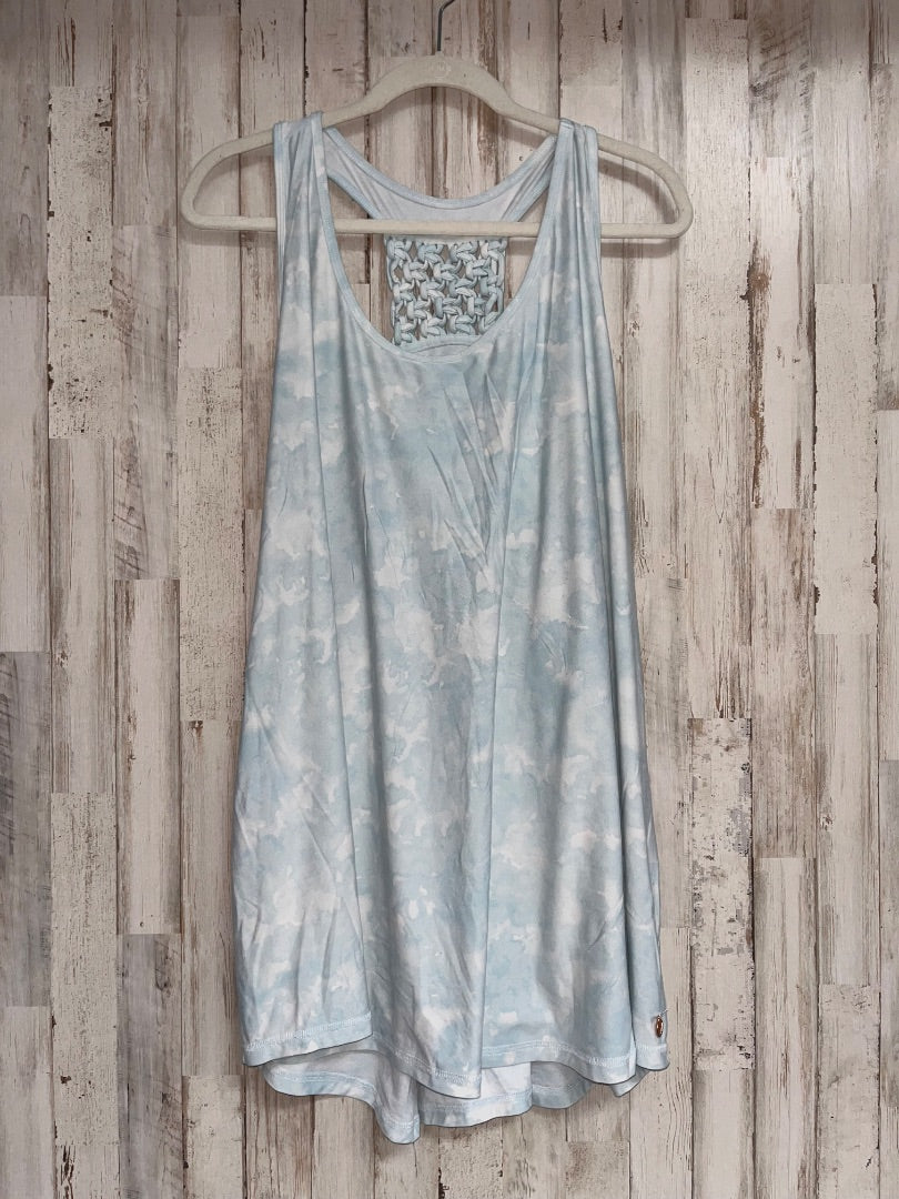 LIGHT BLUE LIVI DYE BRAIDED BACK TANK 26/28, LADIES 4X