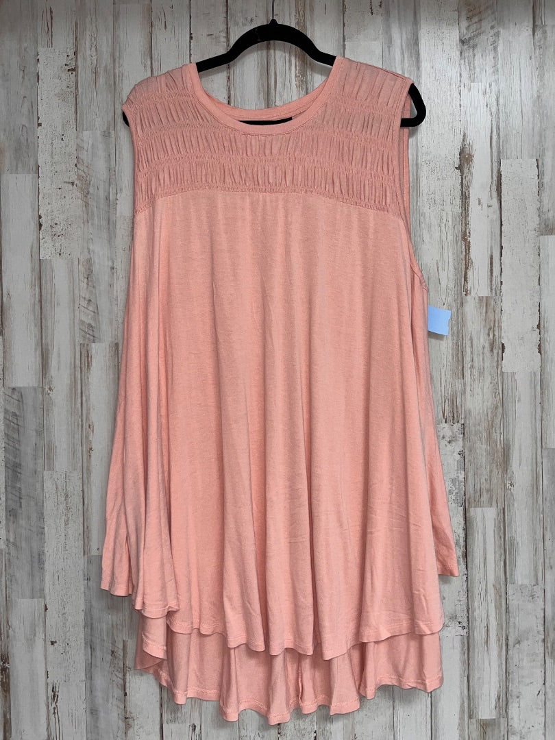 PEACH LANE BRYANT 26/28 SMOCK NECK SOFT TANK, LADIES 4X