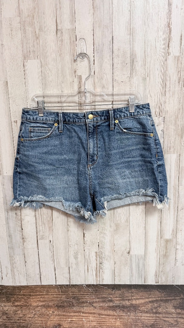 DENIM UNIVERSAL THREAD SZ 12 CUT OFF SHORTS, LADIES L