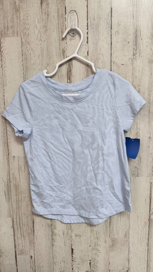 LIGHT BLUE CAT & JACK COTTON TEE, GIRL 4T