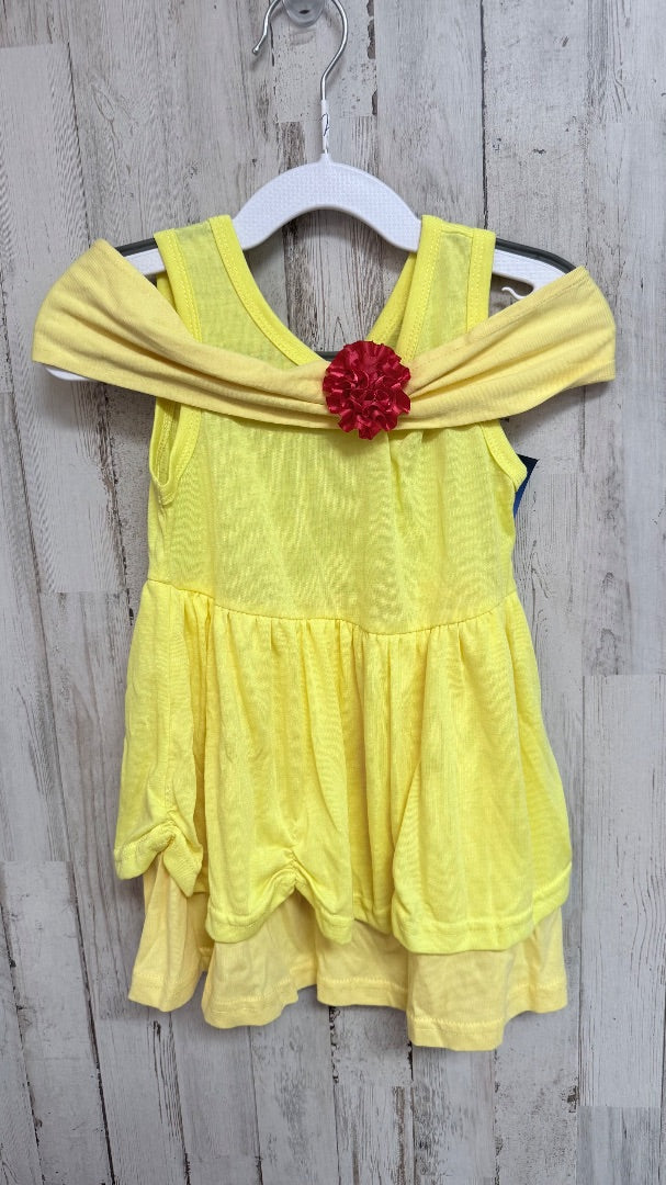 YELLOW RUI NEW BELLE DRESS, GIRL 4T
