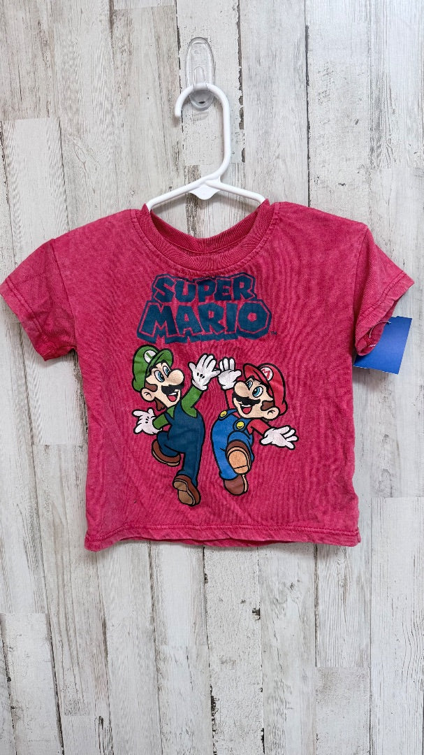 RED MARIO CHARACTER TEE, BOY 18M