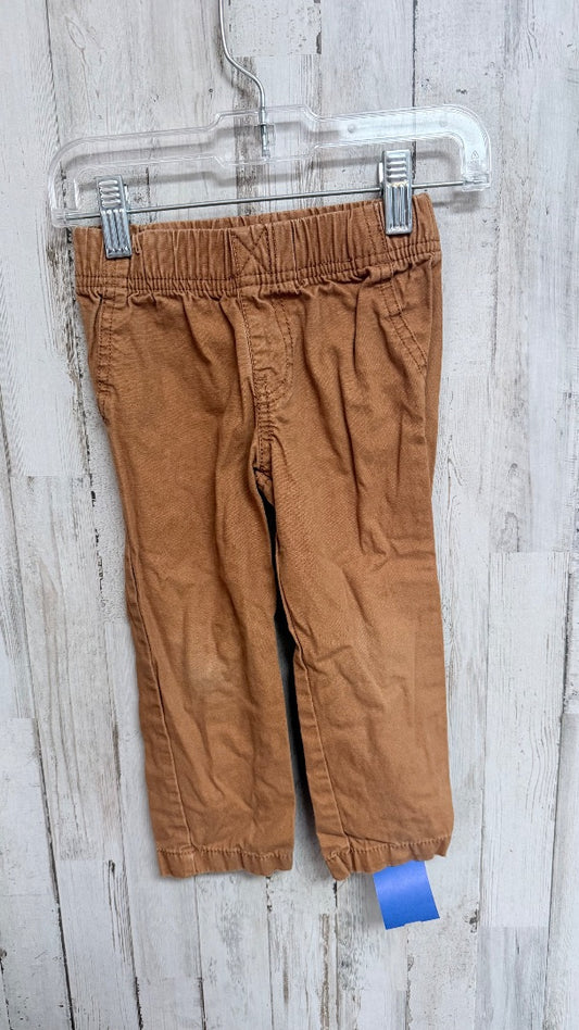 KHAKI CARTERS PULL ON SKINNIES, BOY 2T