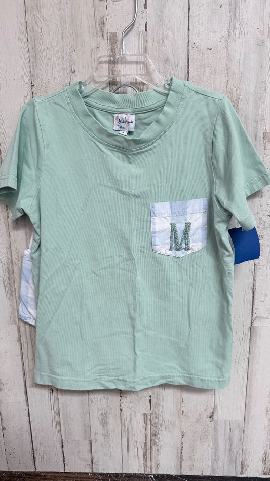 SAGE LITTLE BLUEBIRD SMOCKS FRENCH KNOT "M" POCKET 2PC, BOY 6