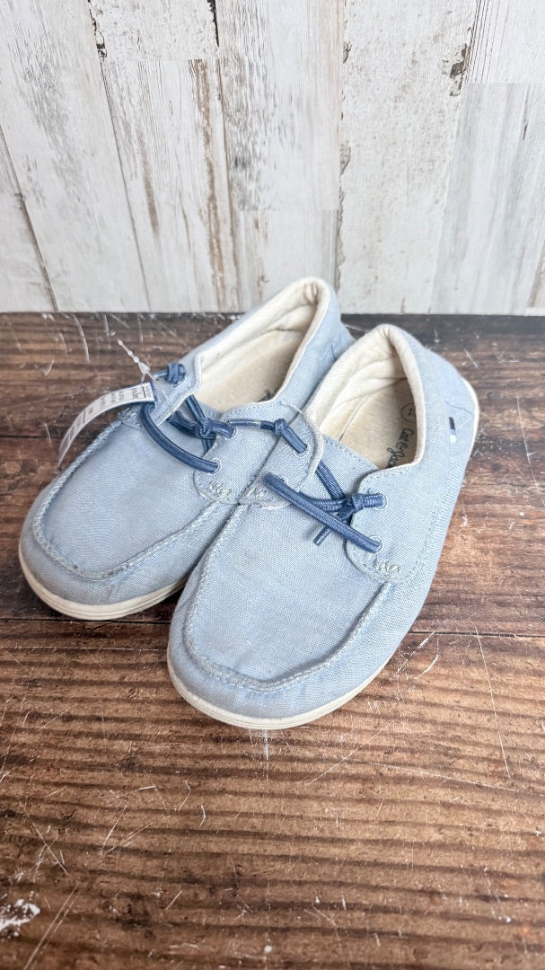 LIGHT BLUE CAT & JACK SLIP ON SHOES, SHOES 13