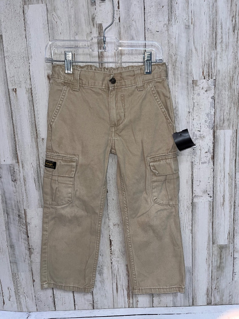KHAKI WRANGLER CARGO PANTS, BOY 4T