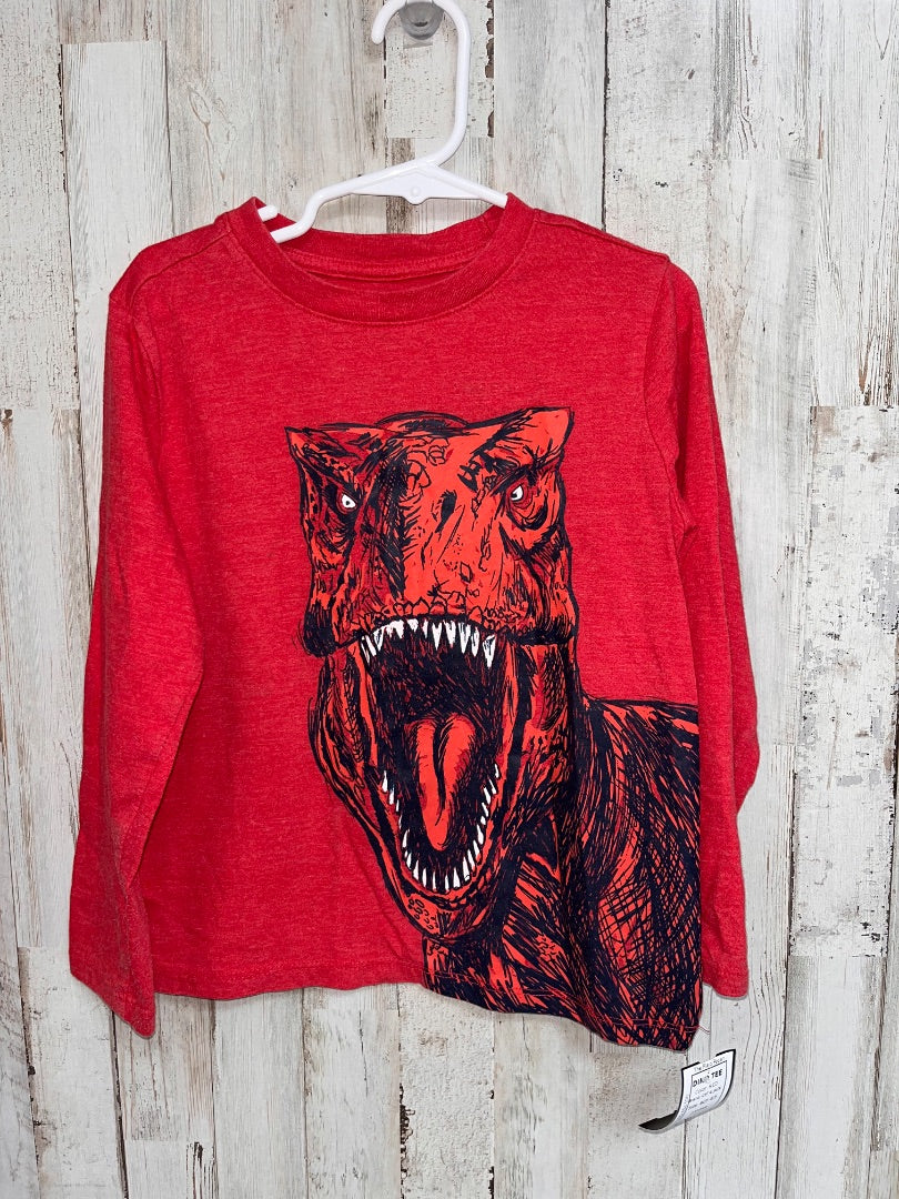 RED CAT & JACK DINO TEE, BOY 4/5