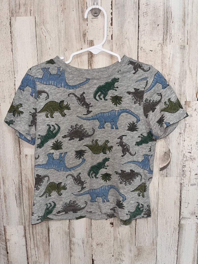 GREY OLD NAVY DINO TEE, BOY 4T