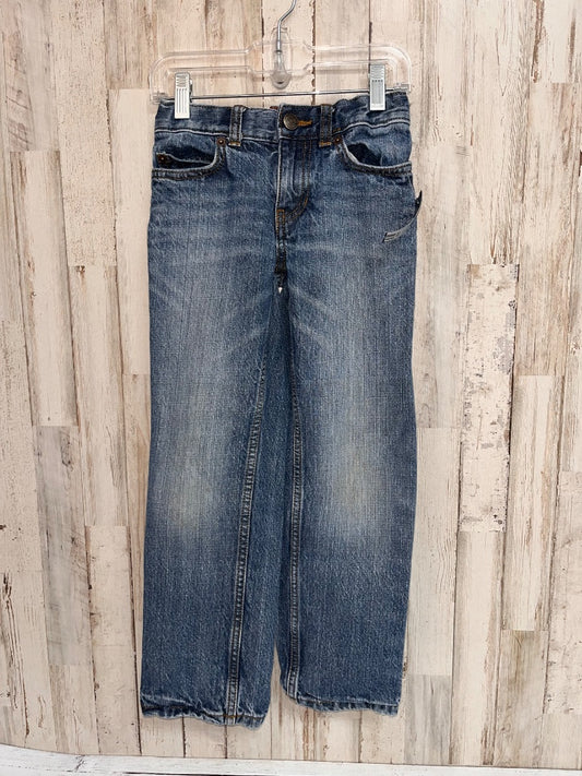 DENIM LANDS END CLASSIC STRAIGHT JEANS, BOY 6