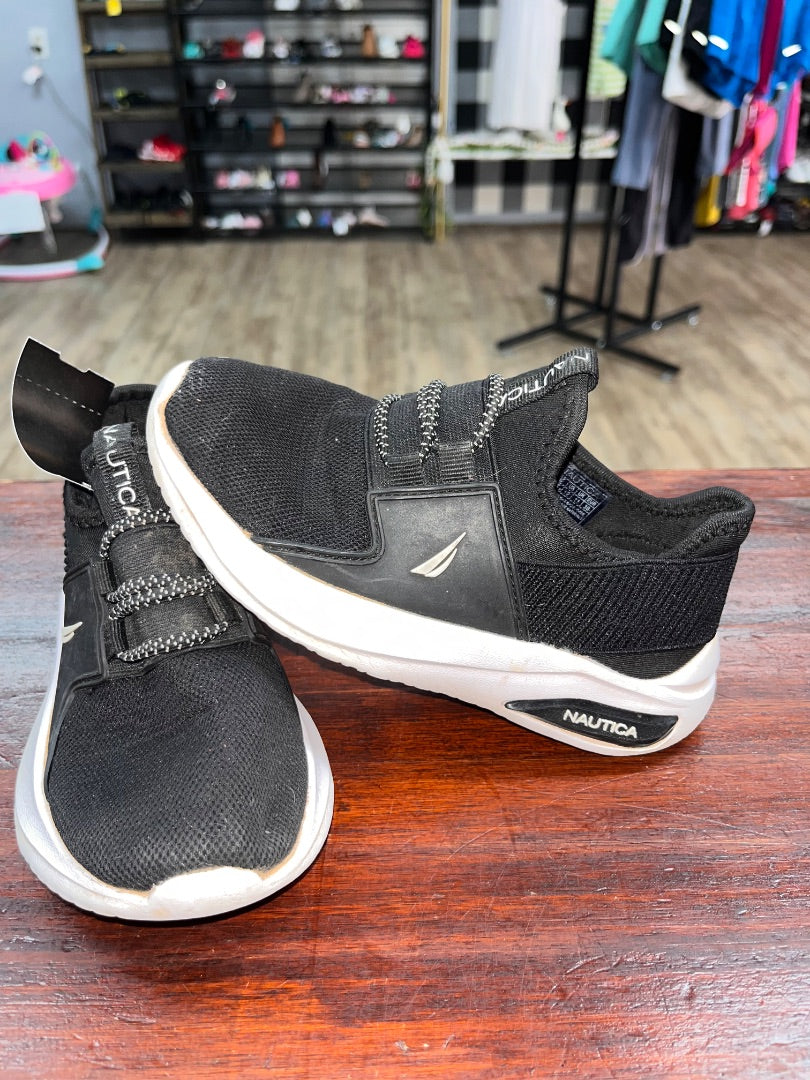 BLACK NAUTICA SLIP ON SNEAKERS, SHOES 12