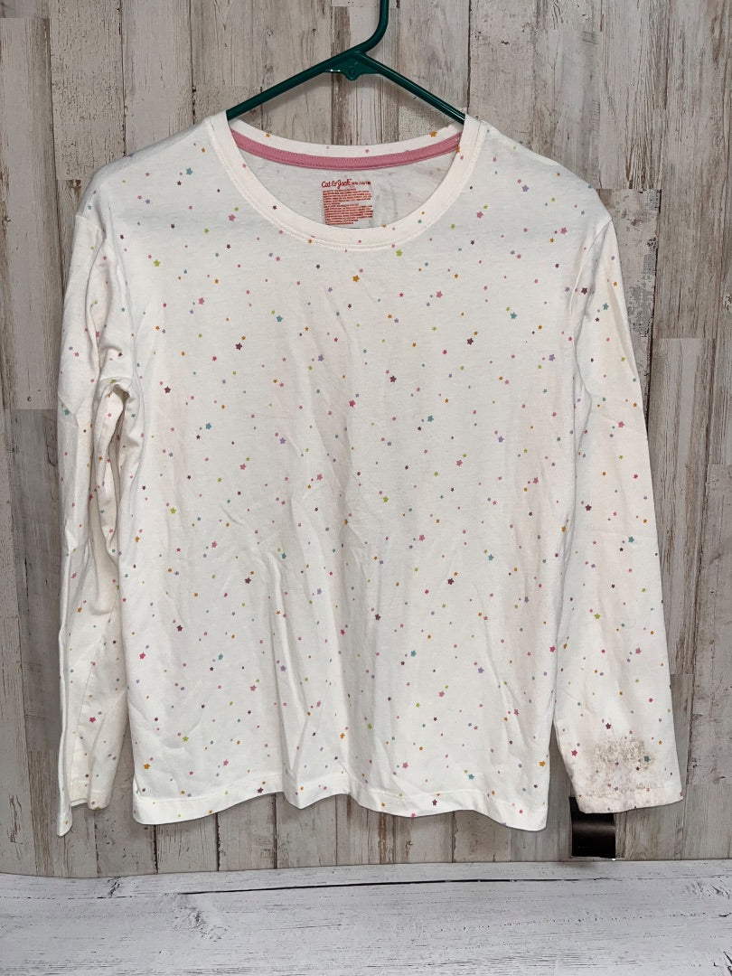 WHITE CAT & JACK STAR LONG SLEEVE, GIRL 16/18