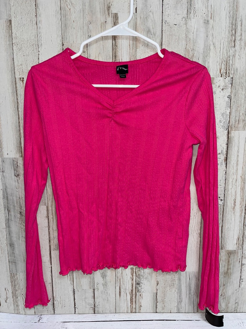 PINK ART CLASS RIBBED V NECK, GIRL 16/18
