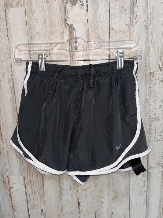 GREY/WHITE NIKE DRY FIT SHORTS, LADIES S