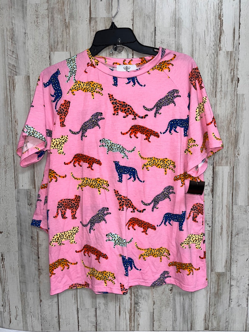 PINK SHOP MARY BEE COLORFUL LEOPARD 2PC SET, LADIES M