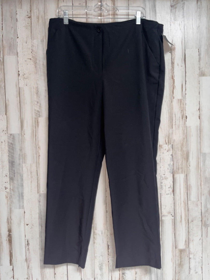 BLACK WORTHINGTON SZ 16 ANKLE DRESS PANT, LADIES XL