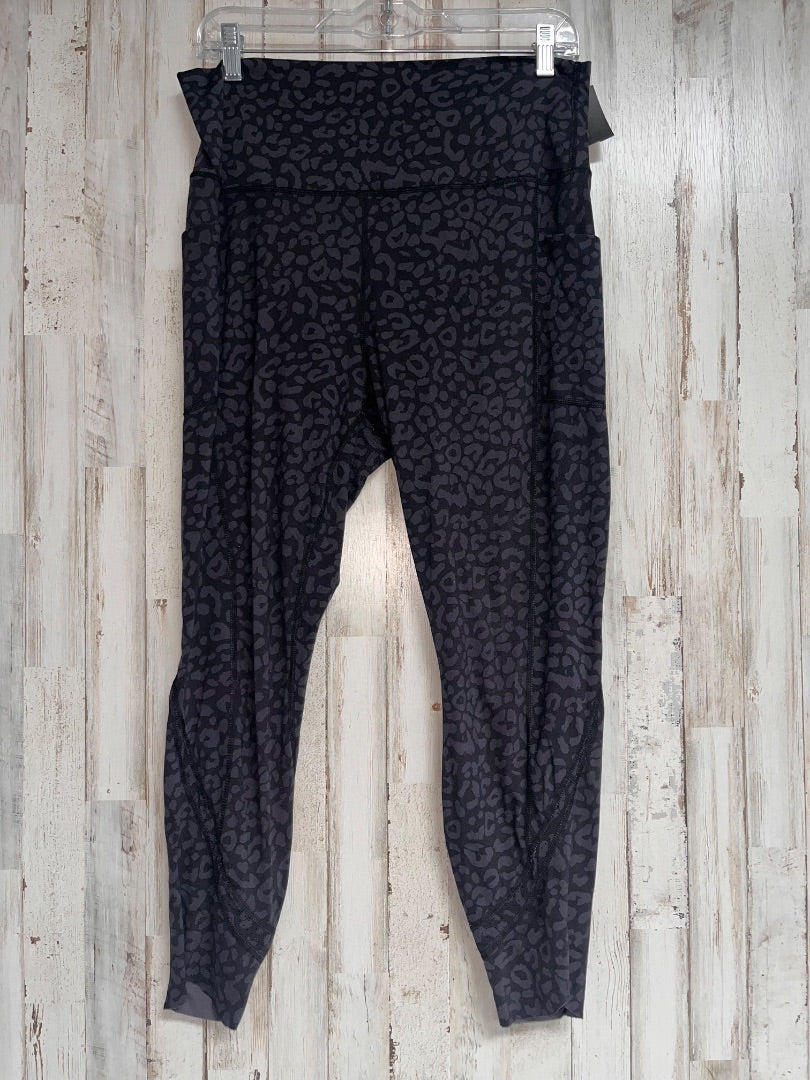 BLACK MEMBERS MARK CHEETAH LEGGINGS, LADIES 2X