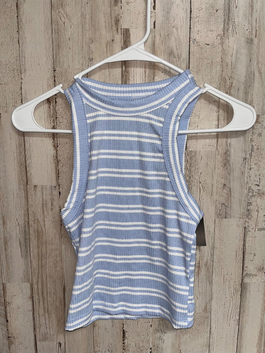 BLUE AS REVIVAL STRIPE TANK, LADIES XS